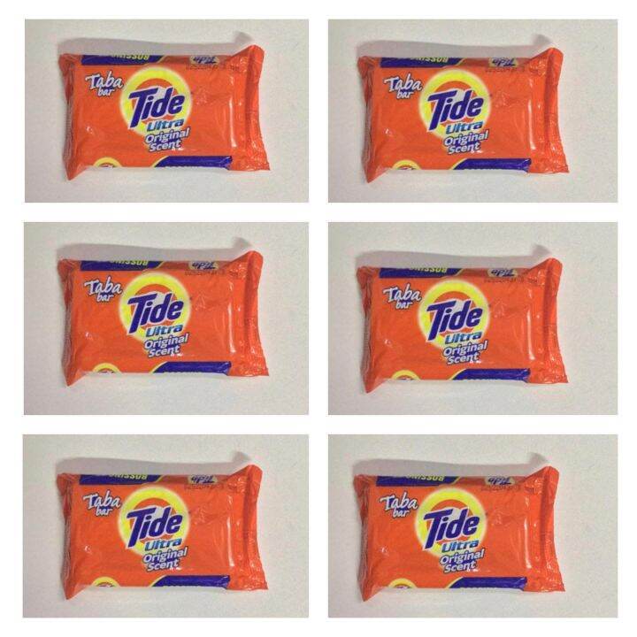 Tide Bar Cut Original Scent 125g Set Of 6 Lazada Ph