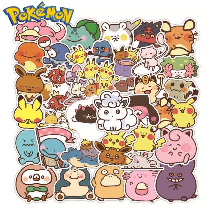 สติ๊กเกอร์ Pokémon 468 โปเกมอน 38ชิ้น โปเกม่อน Pokemon pikachu โปรเกมอน ...