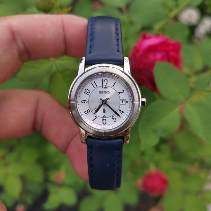 Đồng Hồ Nữ Si Nhật ✨💞 SEIKO - LK 7N82 - Quartz ✨ Kính Sapphire💥Size 27  mm💥Dây da bò 🍀Chống nước 💯 mét 💞✨  