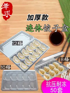 Disposable Take Out Dumpling Meal Box Frozen Fast Food Packing