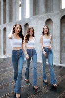 Gradle studio- Hazel Blue Jeans กางเกงยีนส์ขายาว ขาม้า