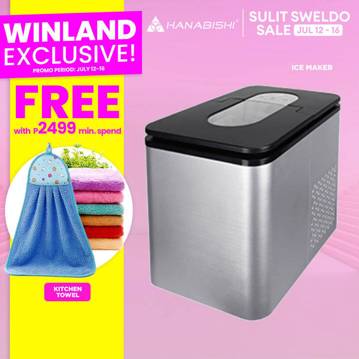 HANABISHI by Winland Ice Maker 12kg HICEMAKER240 Lazada PH