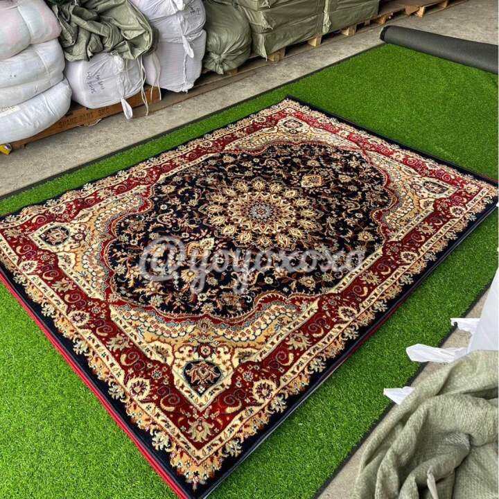 พรมทอลายหลุยส์-160x230cm-หนา-12-5มม-พรมเปอร์เซียเกรดพรีเมี่ยม-ทอแน่นขนนุ่มเย็บขอบอย่างดี-พรมปูพื้นตกแต่งบ้าน-พรมห้องพระ-ลวดลายคมชัดสวยงามเฉพาะตัว-persia-carpet