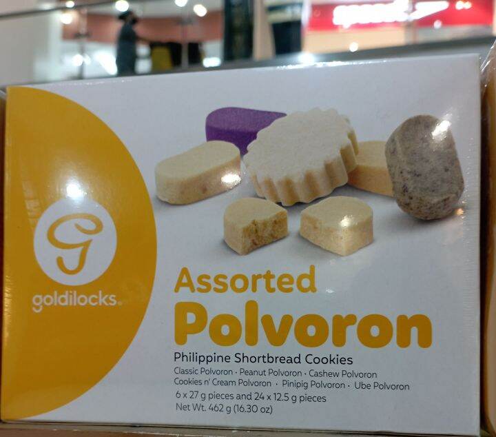 Goldilocks Polvoron/Box/Classic/Cashew/Cookies & Cream/Assorted/Ube