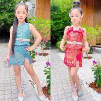 ชุดไทยเด็กหญิง มี2สี