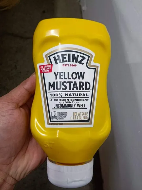 HEINZ YELLOW MUSTARD MADE IN USA 566g Lazada PH