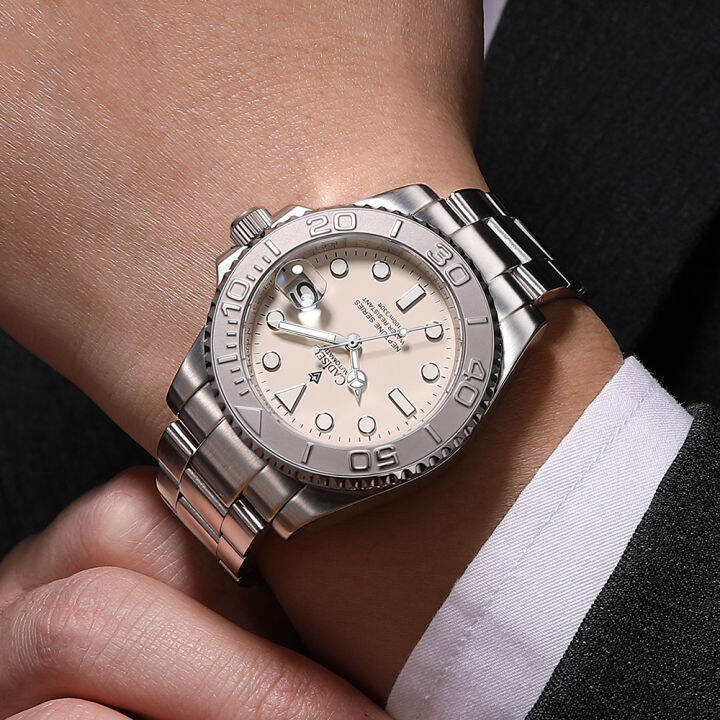 CADISEN Original Top Brand Men Mechanical Watches Sapphire Luxury NH35