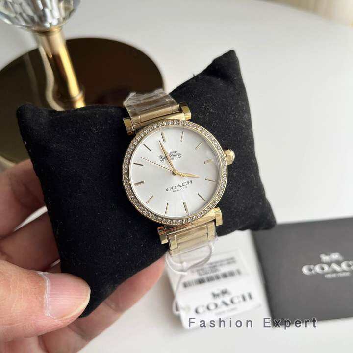 ของแท้100-นาฬิกาข้อมือ-coach-madison-crystal-watch-14503578