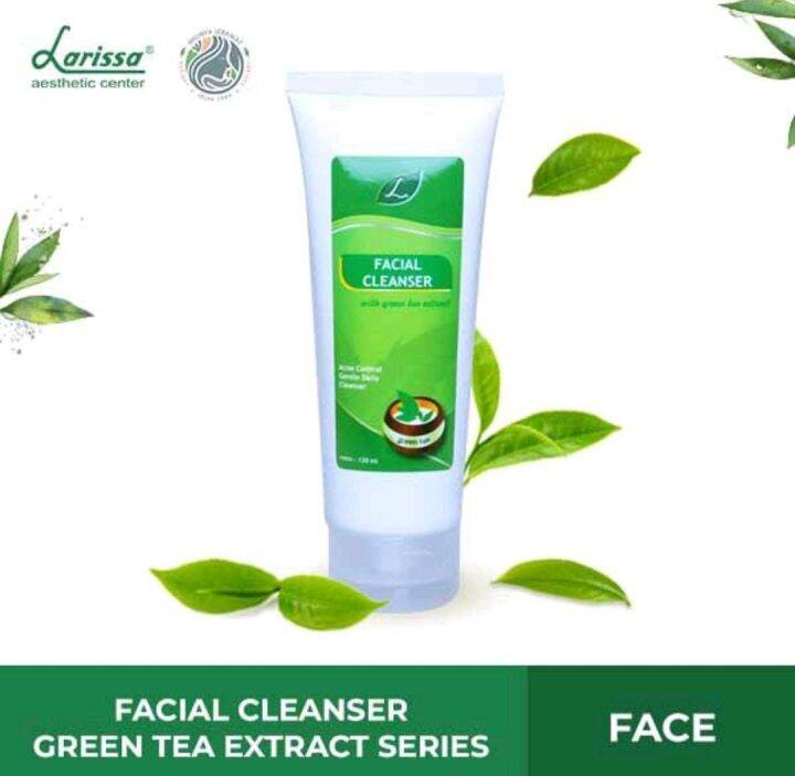 Facial cleanser Green tea extract larissa Lazada Indonesia