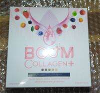 Boom collagen อาหารผิวคอลาเจน 1กล่อง (14ซอง) ชนิดชงดื่ม หมดอายุ 19/08/2024