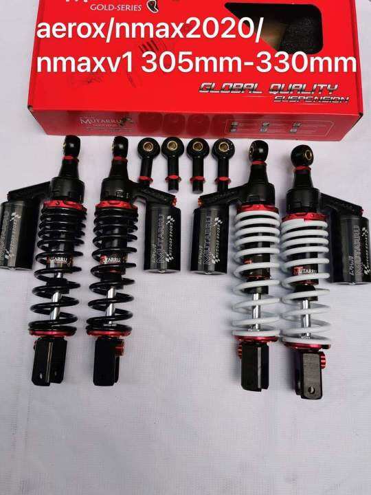 Mutarru Shock w/ Tank 305mm - 330mm for Nmax v1 & v2 | Aerox v1 & v2 ...