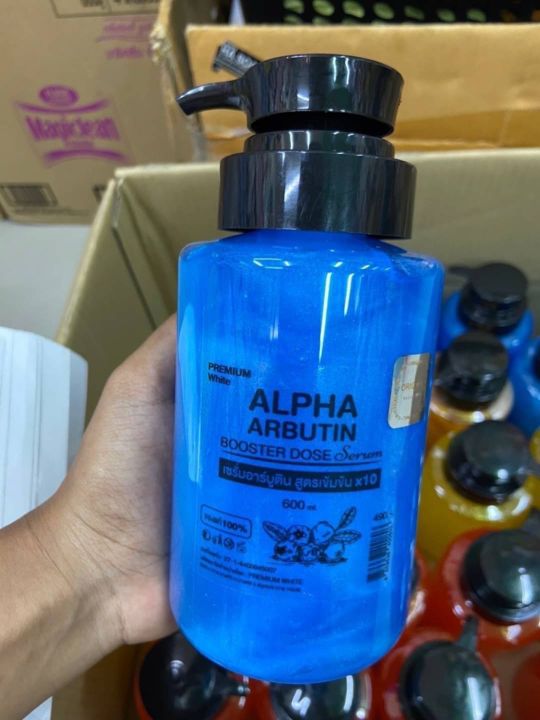 เซรั่มอาร์บูติน-alpha-arbutin-สูตรเข้มข้นx10-ปริมาณ600ml