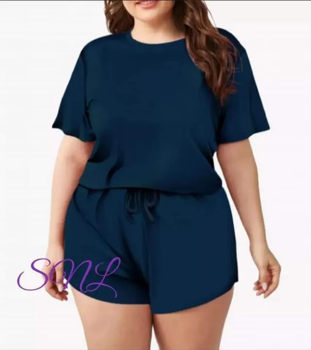 plus size plain terno short for women medium to extra large Lazada PH