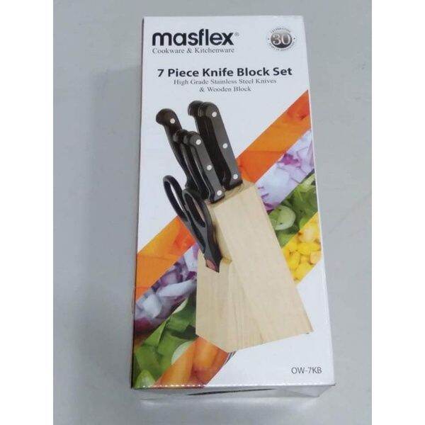 Masflex Knife 7pieces Block Set | Lazada PH