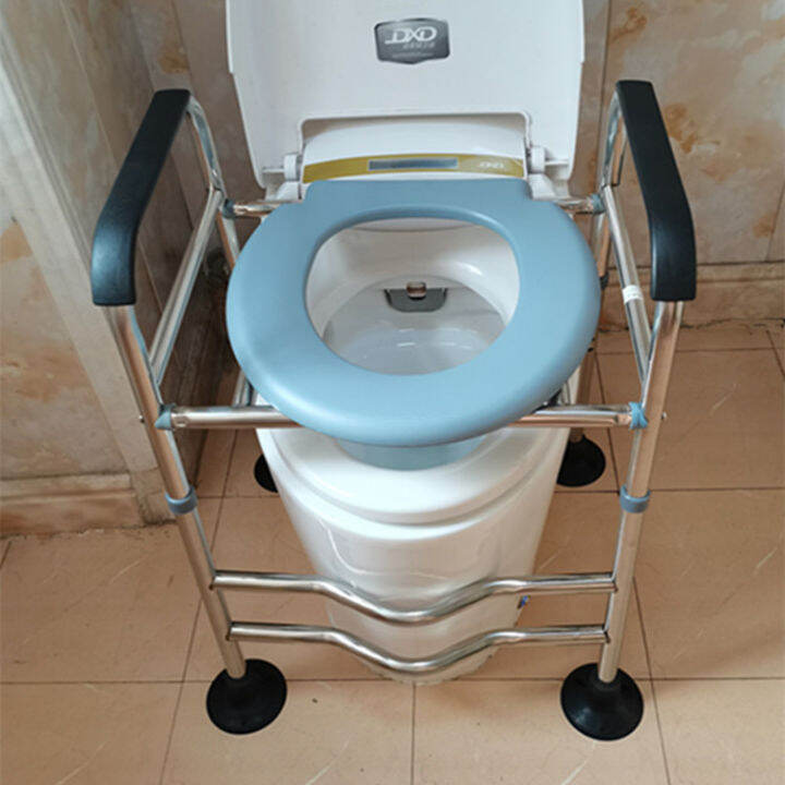 Heightened Stainless Steel Mobile Toilet Height-Increasing Toilet ...