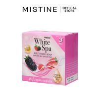 มิสทิน ไวท์ สปา ไวท์เทนนิ่ง โซพ  70 กรัม  X 3 ก้อน MISTINE WHITE SPA WHITENING SOAP  70 G  X 3 PCS