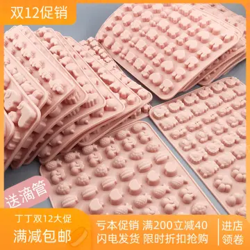 50Grids Silicone Mold Creative Gummy Bear Shape Candy Mold With Dropper DIY  Chocolate Fondant Moulds For