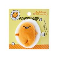 กิ๊บติดผม ไข่ขี้เกียจ Gudetama ขนาด 6×2.5×6cm // ด้านบนเป็นผ้าโพลีเอสเตอร์