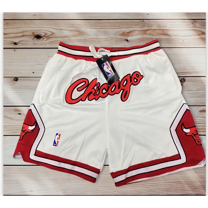 ORIGINAL JUST DON BULLS SHORTS RED 