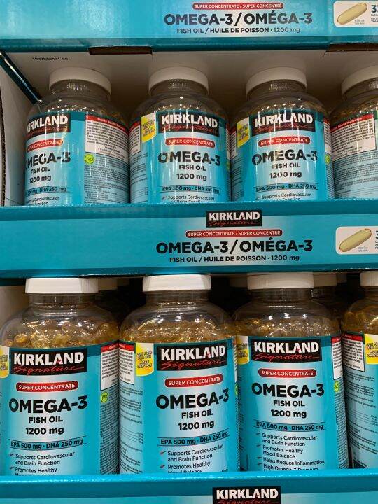 Kirkland Omega 3 Fish Oil 1200mg 330ct Lazada PH