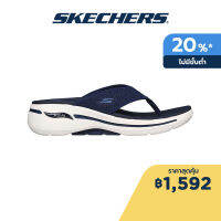 Skechers สเก็ตเชอร์ส รองเท้าแตะผู้หญิง Women Luminous Sandals - 140269-NVY Arch Fit, Comfort Pillar Technology, Contoured Goga Mat Footbed, Hanger Optional, Machine Washable, Ultra Go