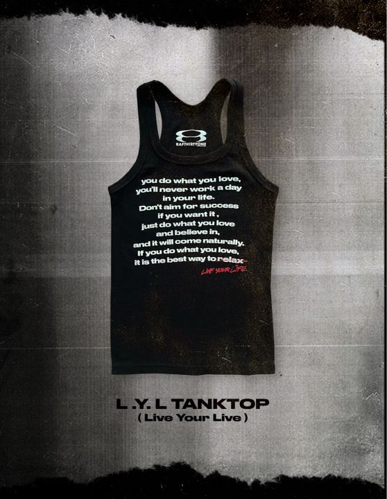 live-your-life-tanktop-เสื้อกล้าม