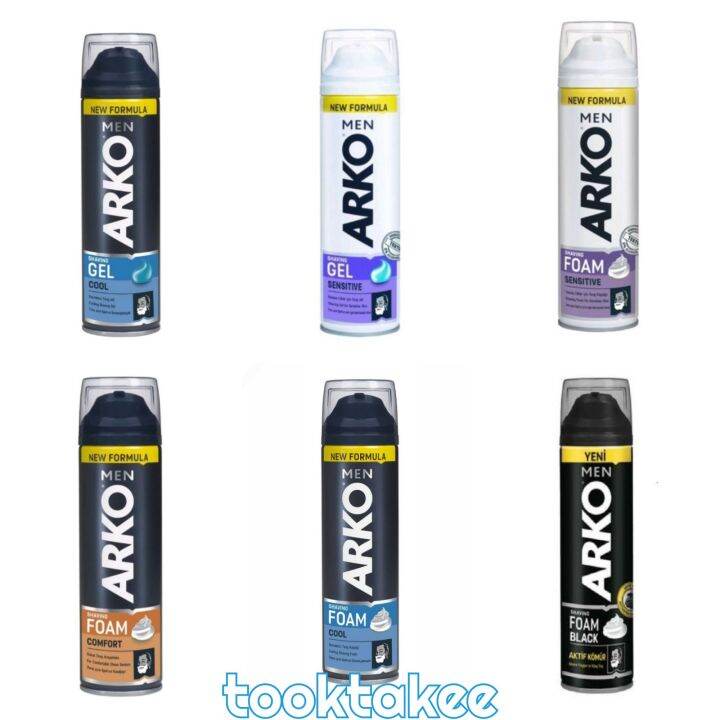 Arko อาร์โก้ โฟมโกนหนวด ครีมโกนหนวด200 มล. โกนหนวด ARKO MEN SHAVING ...