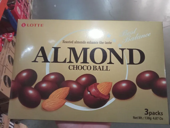 Lotte Almond Choco Ball 3 46grms 