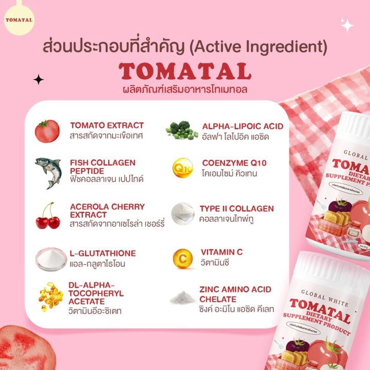 tomatal-น้ำชงมะเขือเทศ3สี-คลอลาเจนผิวขาว-คลอลาเจนมะเขือเทศ