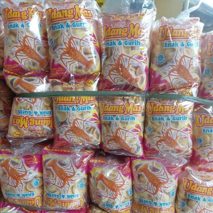 Snack Kerupuk Cap Udang Mas SIAP MAKAN isi 10 Bungkus Lazada Indonesia