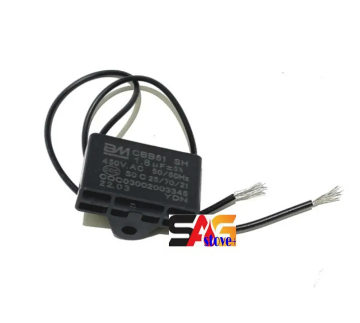 Kapasitor Kipas uf 1.8 mikro Capasitor Spare part kipas angin