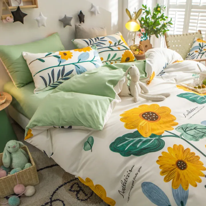 100 Pure Cotton Simple Quilt Cover Single Piece Pure Cotton 1.8 X2.0 M