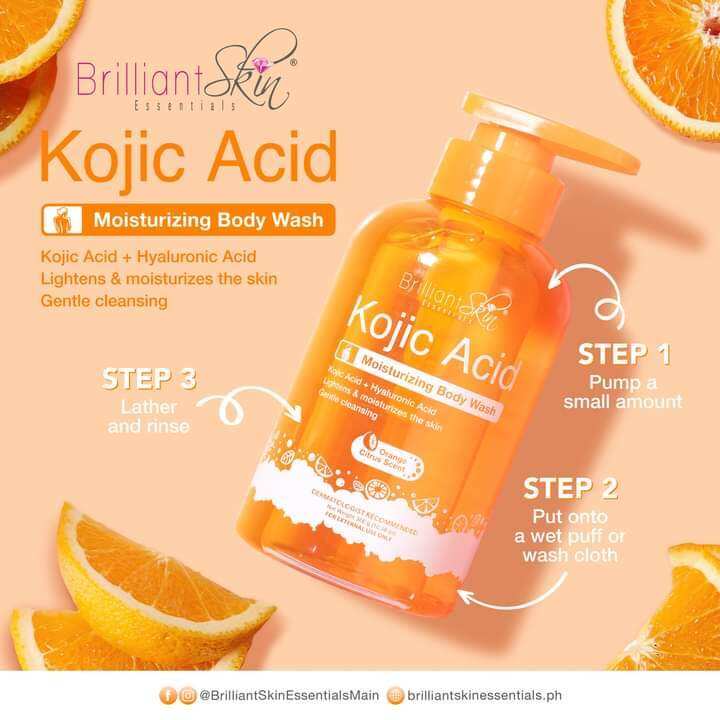 Brilliant Kojic Acid Moisturizing Body Wash Lazada PH