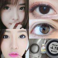 คอนแทคเลนส์ ?Monet Black?[Beautylens](มีค่าสายตาสั้นถึง 1000)?สีดำขนาดมินิลายธรรมชาติ