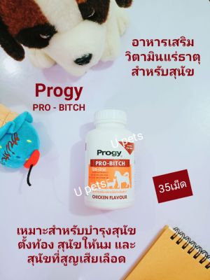 Progy โปรบิทซ์[35เม็ด]อาหารเสริมวิตามินแรุ่ธาตุเหมาะสำหรับสุนัขตั้งท้อง ให้นมลูก และสุนัขที่สูญเสียเลือด