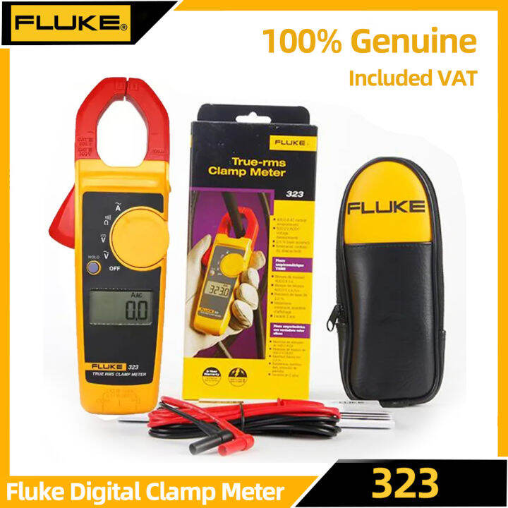 Fluke 323 Clamp Meter For Commercial/Residential Electricians, Measures