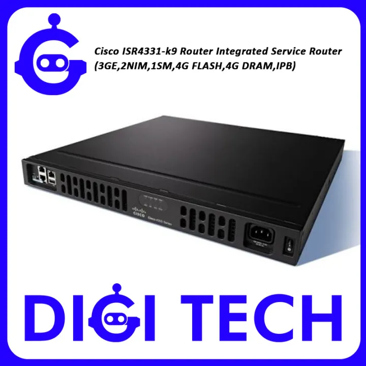 Cisco ISR4331-k9 Router Integrated Service Router (3GE,2NIM,1SM,4G ...