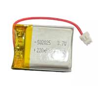 แบต 502025 200mAh 3.7V แบตเตอรี่ Lithium polymer mp3 ลำโพง บลูทูธ กล้องติดรถยนต์ ลิเธียมโพลิเมอร์ Li-Po li ion Mp3 MP4 MP5 GPS battery bluetooth camera