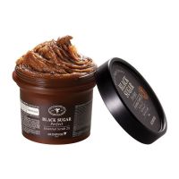 ของแท้ 100%มั่นใจได้ค่ะ Skinfood Black Sugar Perfect Essential Scrub 2X (210g) สครับสูตรเข้มข้นถึง 2 เท่า เม็ดสครับละเอียดไม่บาดผิวหน้า