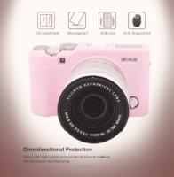 CILICONE CASE FUJI XA2,1,XM1 PINK เคสกันกระเเทก (0876)