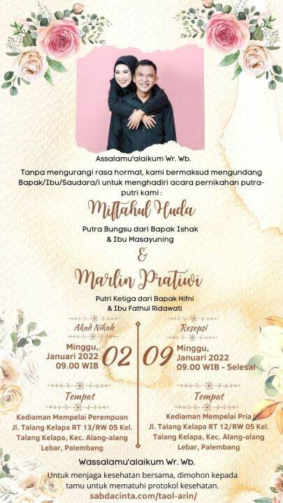Undangan Pernikahan JPEG/Undangan Pernikahan Gambar | Lazada Indonesia