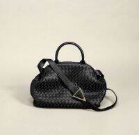 leather weave bag