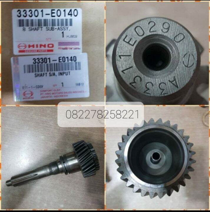 Shaft Input As Kopling Hino Lohan 500 33301E0140 Lazada Indonesia