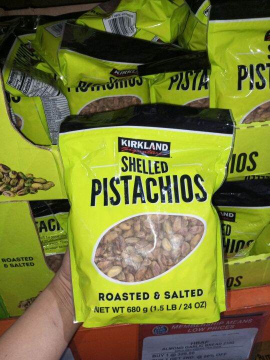 KIRKLAND SIGNATURE SHELLED PISTACHIOS ROASTED &SALTY 680G Lazada PH