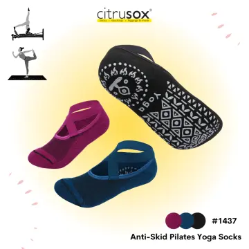 Non Slip Yoga Socks with Grip Toeless Anti-Skid Pilates Barre Ballet Bikram  Workout Socks Shoes with Grips - China Socks and Sports Socks price