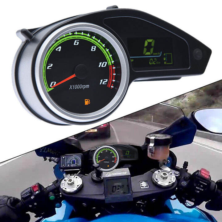 Multifunction Motorcycle Tachometer Speedometer Dirt Bike For Honda
