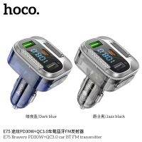 หัวชาร์จ HOCO รุ่น E75 หัวชาร์จรถ แบตในรถสำหรับโทรศัพท์ เครื่องส่งสัญญาณบลูทูธเล่น MP3 บลูทูธในรถยนต์