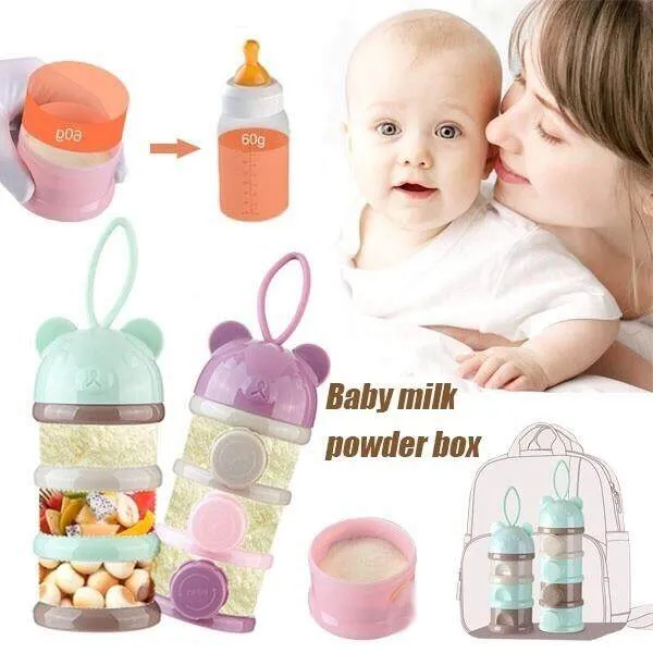 Baby Milk Powder Container，milk Storage Container Stackable Side 