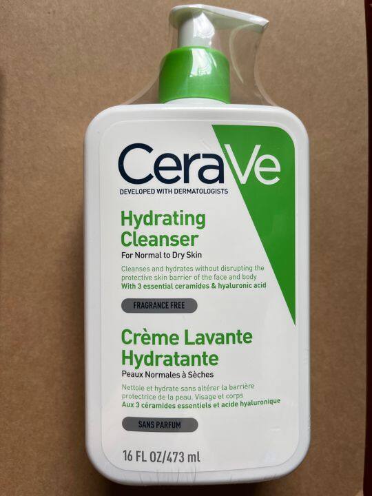 Cerave Hydrating cleanser 473 ml หมดอายุปี 25