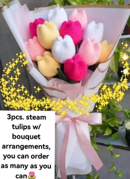 Tulip ETIMO Rose Steel Crochet Hook With Cushion Grip Pink Single
